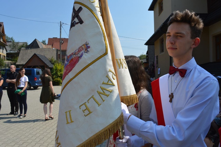 Poświęcenie domu rekolekcyjnego w Suchem