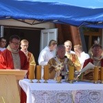 Poświęcenie domu rekolekcyjnego w Suchem