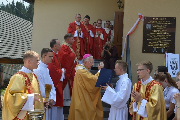 Poświęcenie domu rekolekcyjnego w Suchem