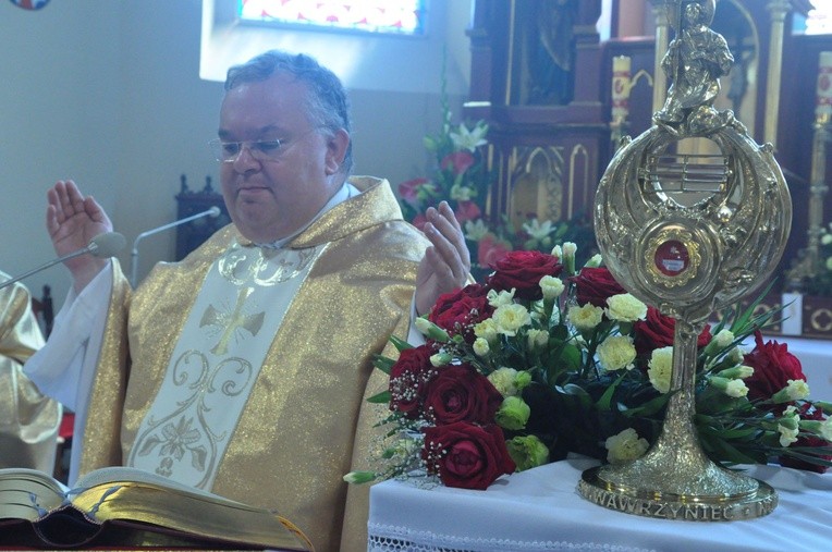 Relikwie św. Wawrzyńca w Nowym Sączu-Biegonicach