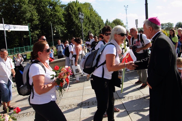 38. PPK na Jasnej Górze - powitanie przez abp. Marka Jędraszewskiego