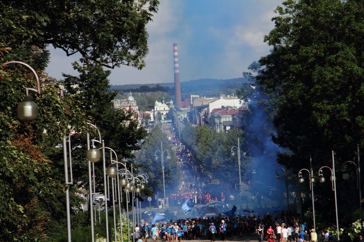 38. PPK na Jasnej Górze - powitanie przez abp. Marka Jędraszewskiego