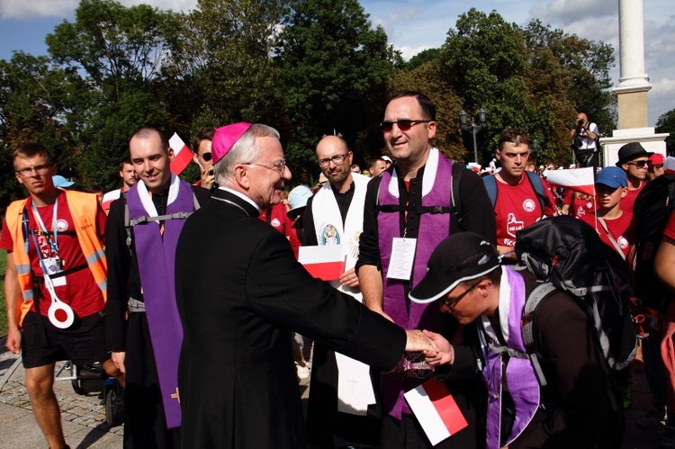 38. PPK na Jasnej Górze - powitanie przez abp. Marka Jędraszewskiego