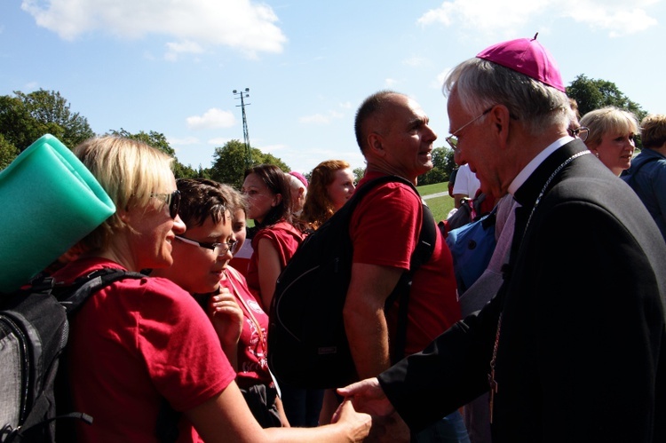 38. PPK na Jasnej Górze - powitanie przez abp. Marka Jędraszewskiego