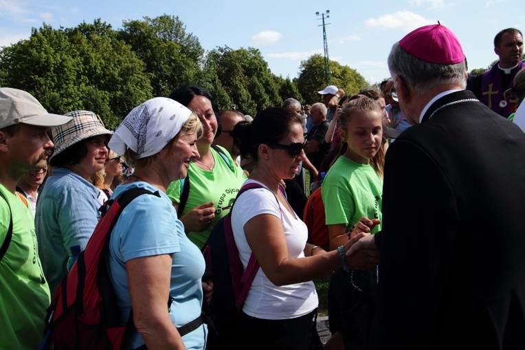 38. PPK na Jasnej Górze - powitanie przez abp. Marka Jędraszewskiego