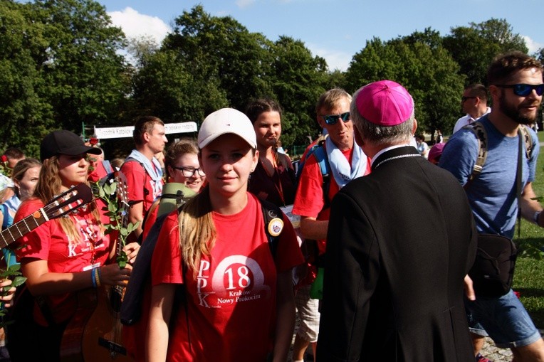 38. PPK na Jasnej Górze - powitanie przez abp. Marka Jędraszewskiego