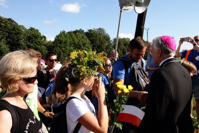 38. PPK na Jasnej Górze - powitanie przez abp. Marka Jędraszewskiego