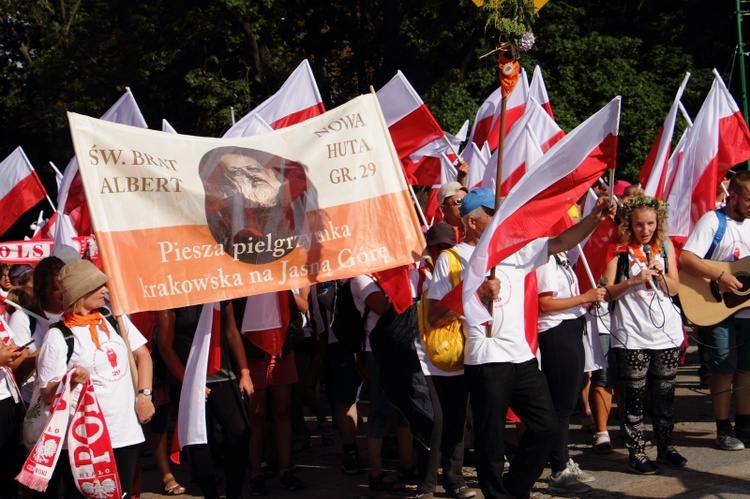 38. PPK na Jasnej Górze - powitanie przez abp. Marka Jędraszewskiego