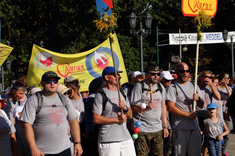 38. PPK na Jasnej Górze - powitanie przez abp. Marka Jędraszewskiego