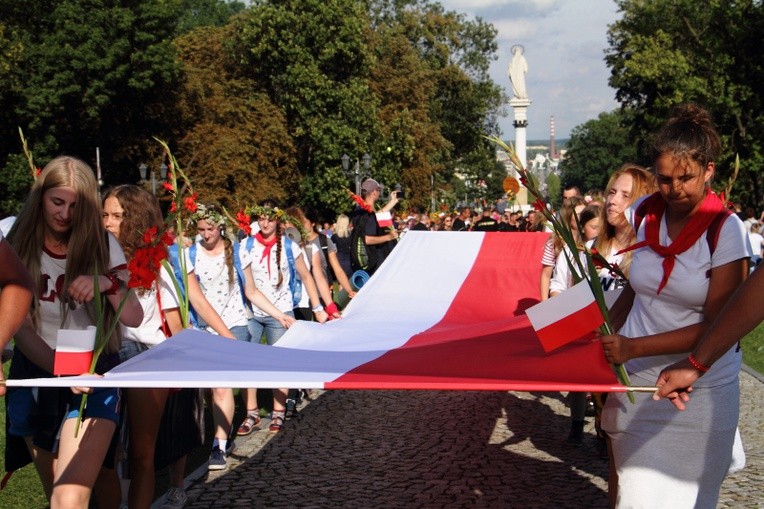 38. PPK na Jasnej Górze - powitanie przez abp. Marka Jędraszewskiego