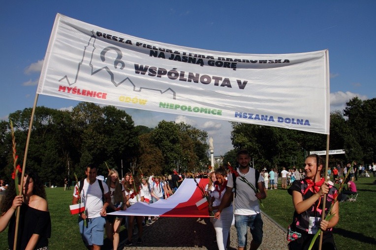 38. PPK na Jasnej Górze - powitanie przez abp. Marka Jędraszewskiego
