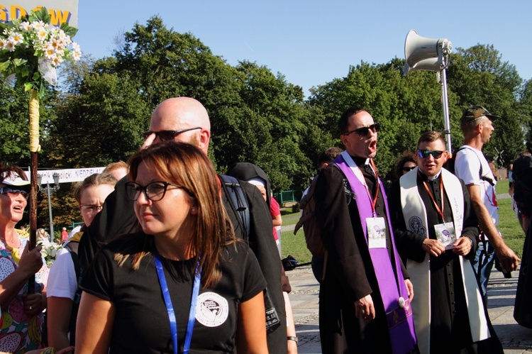 38. PPK na Jasnej Górze - powitanie przez abp. Marka Jędraszewskiego