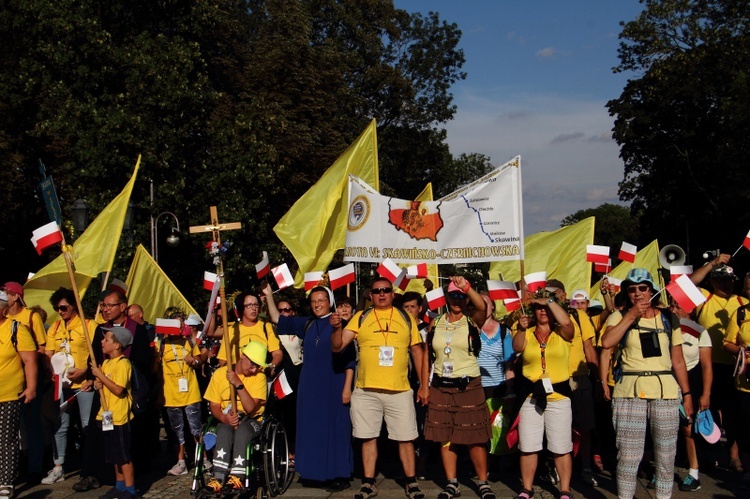 38. PPK na Jasnej Górze - powitanie przez abp. Marka Jędraszewskiego