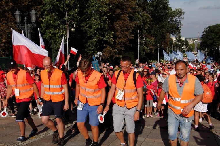 38. PPK na Jasnej Górze - powitanie przez abp. Marka Jędraszewskiego