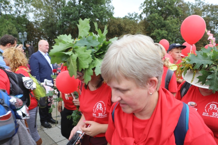 Powitanie 35. Pielgrzymki Oświęcimskiej na Jasnej Górze - 2018