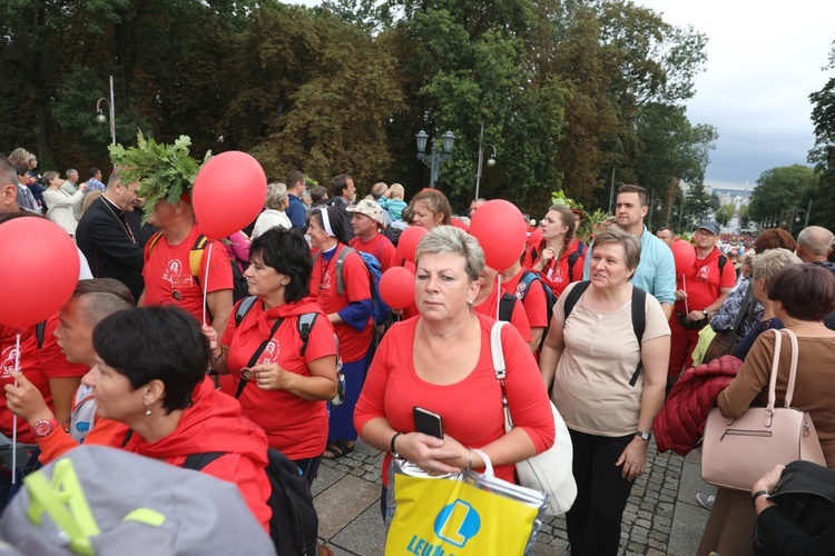 Powitanie 35. Pielgrzymki Oświęcimskiej na Jasnej Górze - 2018