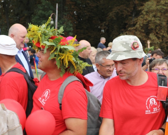 Powitanie 35. Pielgrzymki Oświęcimskiej na Jasnej Górze - 2018