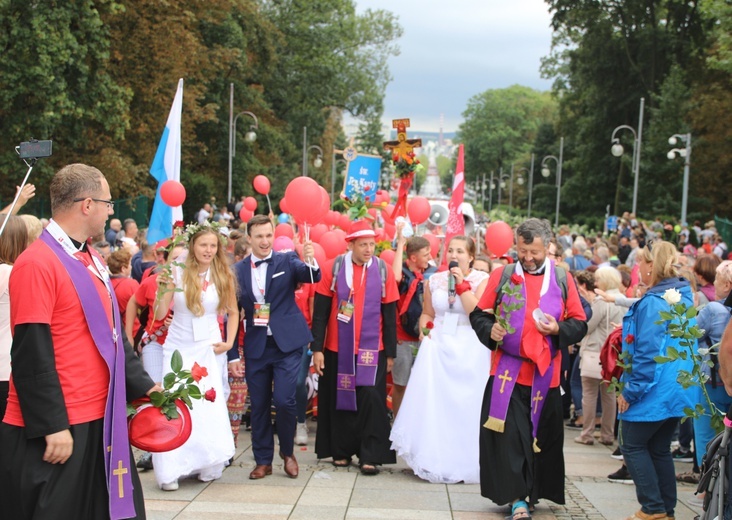 Powitanie 35. Pielgrzymki Oświęcimskiej na Jasnej Górze - 2018