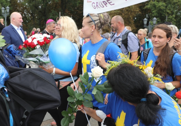 Powitanie 35. Pielgrzymki Oświęcimskiej na Jasnej Górze - 2018