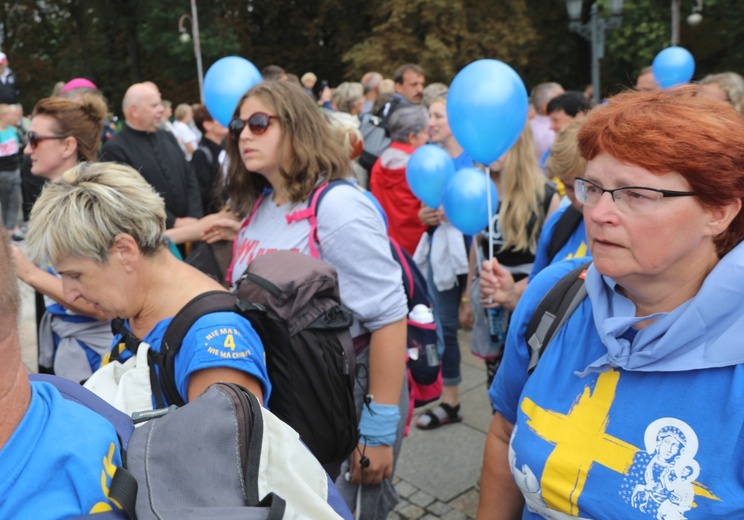 Powitanie 35. Pielgrzymki Oświęcimskiej na Jasnej Górze - 2018