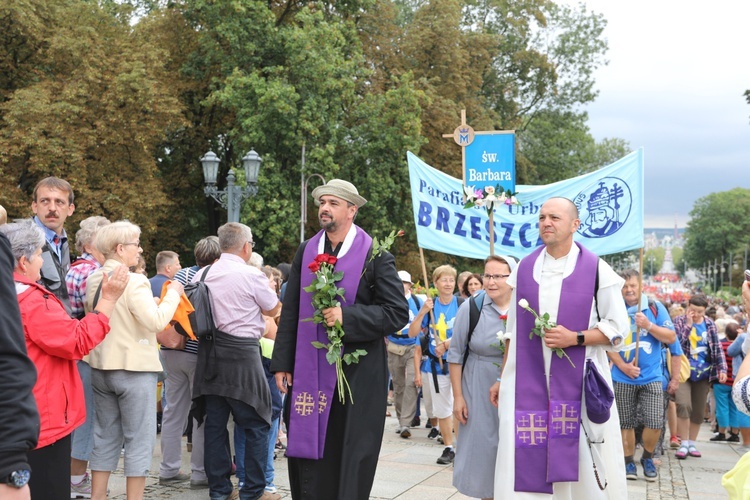 Powitanie 35. Pielgrzymki Oświęcimskiej na Jasnej Górze - 2018