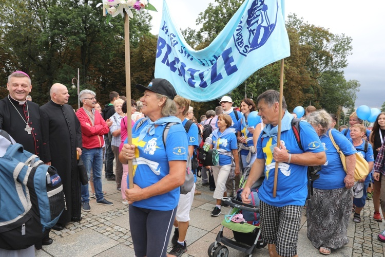 Powitanie 35. Pielgrzymki Oświęcimskiej na Jasnej Górze - 2018