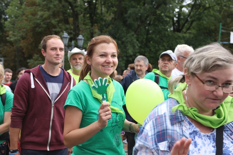 Powitanie 35. Pielgrzymki Oświęcimskiej na Jasnej Górze - 2018