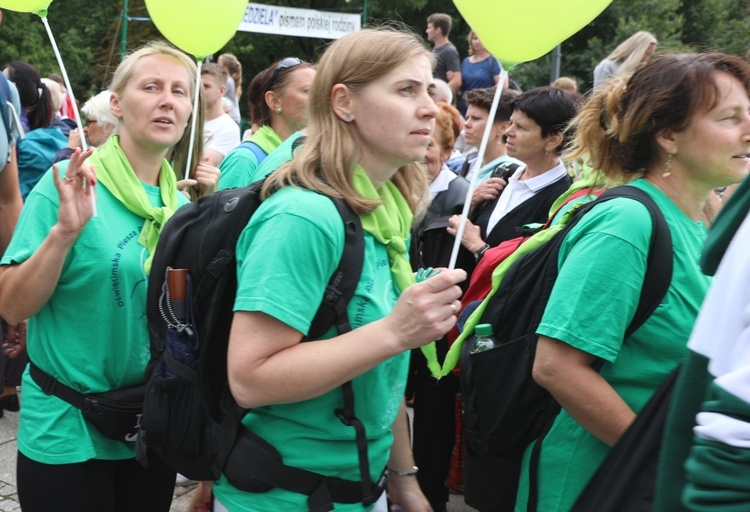 Powitanie 35. Pielgrzymki Oświęcimskiej na Jasnej Górze - 2018