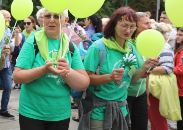 Powitanie 35. Pielgrzymki Oświęcimskiej na Jasnej Górze - 2018