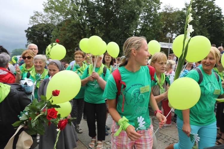 Powitanie 35. Pielgrzymki Oświęcimskiej na Jasnej Górze - 2018