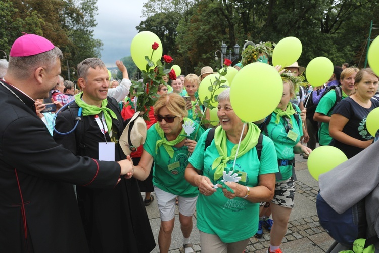 Powitanie 35. Pielgrzymki Oświęcimskiej na Jasnej Górze - 2018