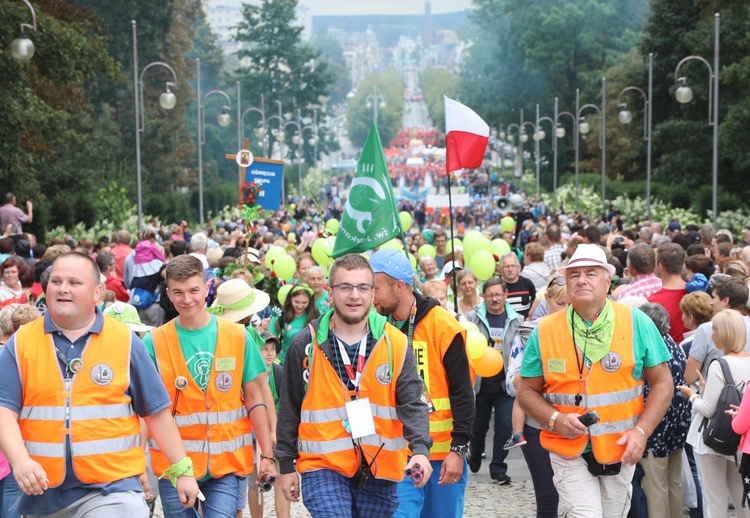 Powitanie 35. Pielgrzymki Oświęcimskiej na Jasnej Górze - 2018