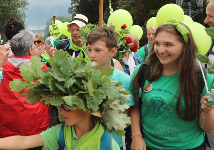 Powitanie 35. Pielgrzymki Oświęcimskiej na Jasnej Górze - 2018