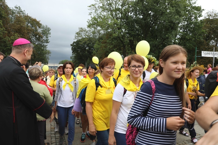 Powitanie 35. Pielgrzymki Oświęcimskiej na Jasnej Górze - 2018