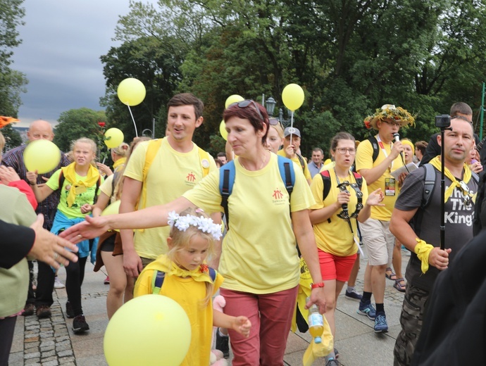 Powitanie 35. Pielgrzymki Oświęcimskiej na Jasnej Górze - 2018