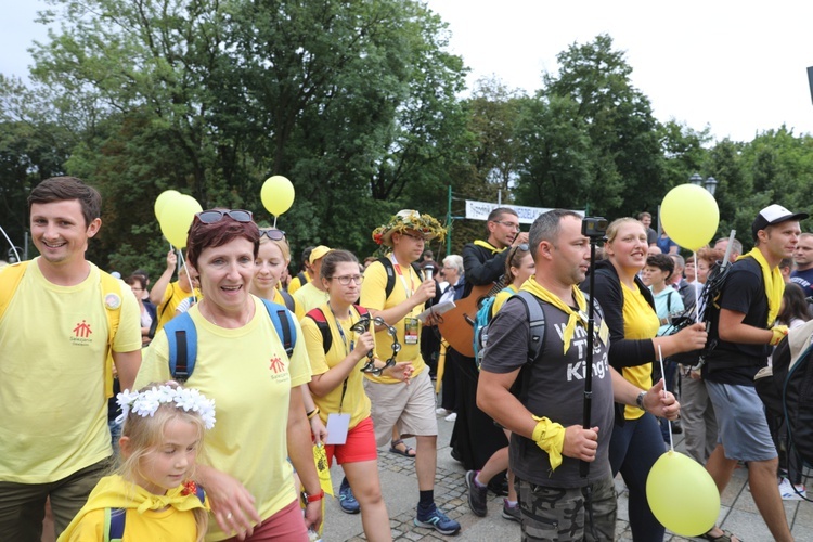 Powitanie 35. Pielgrzymki Oświęcimskiej na Jasnej Górze - 2018