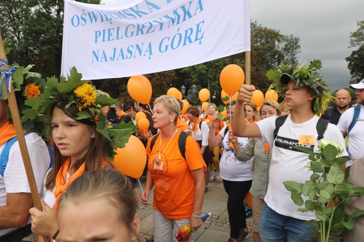 Powitanie 35. Pielgrzymki Oświęcimskiej na Jasnej Górze - 2018