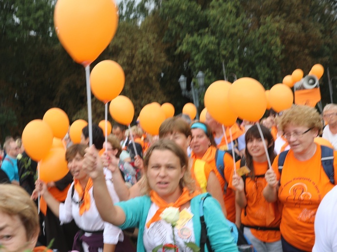 Powitanie 35. Pielgrzymki Oświęcimskiej na Jasnej Górze - 2018