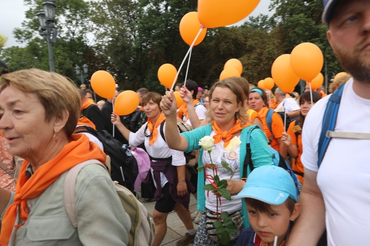 Powitanie 35. Pielgrzymki Oświęcimskiej na Jasnej Górze - 2018