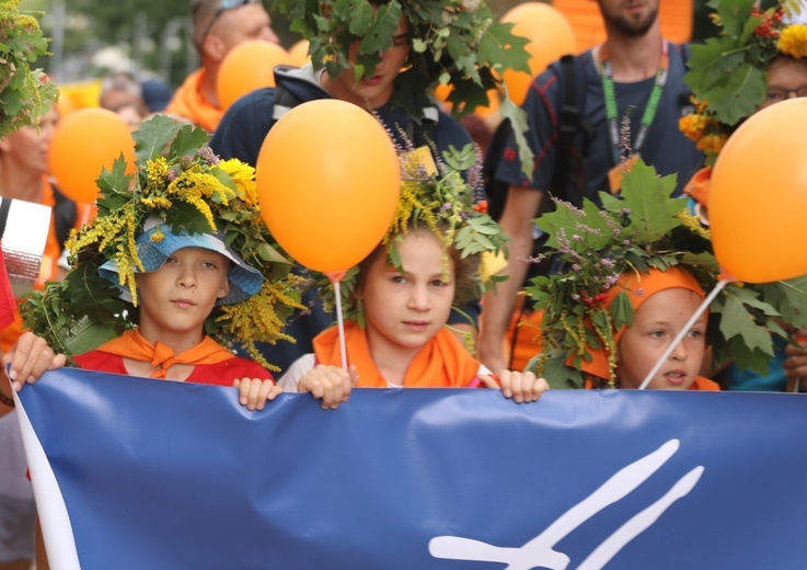 Powitanie 35. Pielgrzymki Oświęcimskiej na Jasnej Górze - 2018