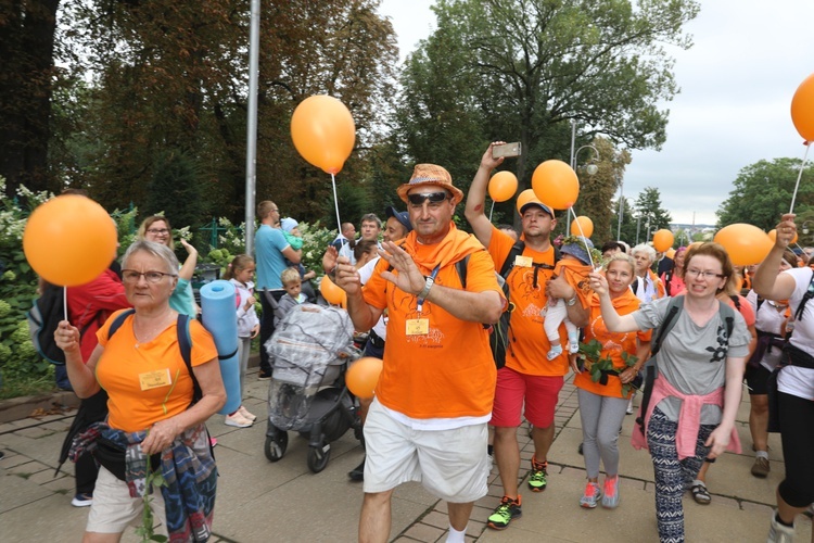 Powitanie 35. Pielgrzymki Oświęcimskiej na Jasnej Górze - 2018