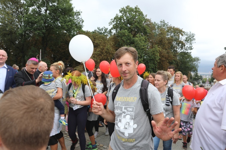 Powitanie 32. Pielgrzymki Andrychowskiej na Jasnej Górze - 2018