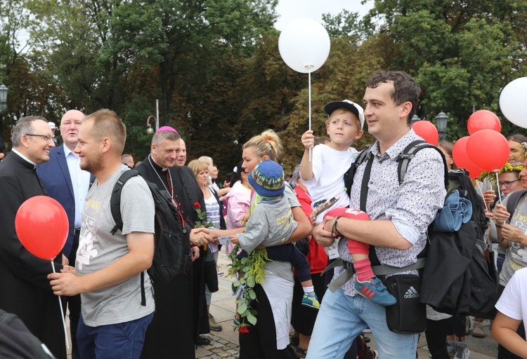 Powitanie 32. Pielgrzymki Andrychowskiej na Jasnej Górze - 2018