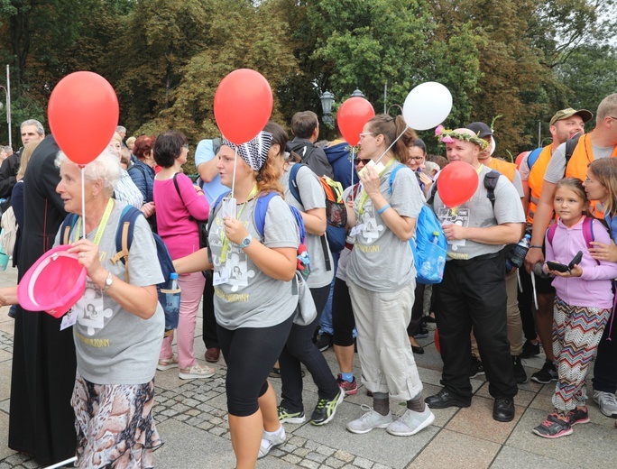 Powitanie 32. Pielgrzymki Andrychowskiej na Jasnej Górze - 2018