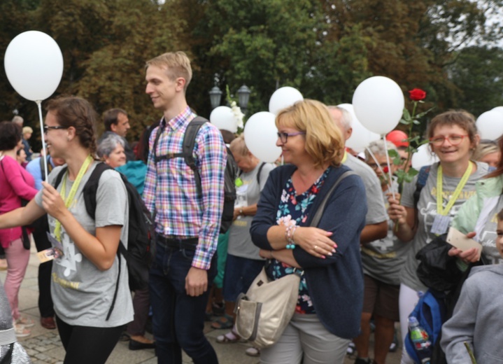 Powitanie 32. Pielgrzymki Andrychowskiej na Jasnej Górze - 2018