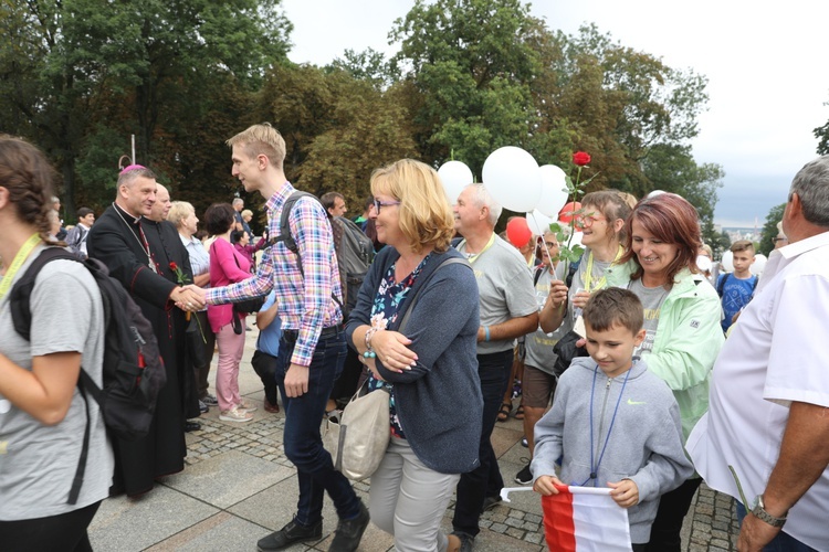 Powitanie 32. Pielgrzymki Andrychowskiej na Jasnej Górze - 2018