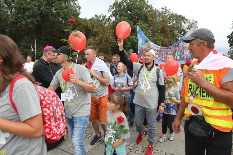 Powitanie 32. Pielgrzymki Andrychowskiej na Jasnej Górze - 2018