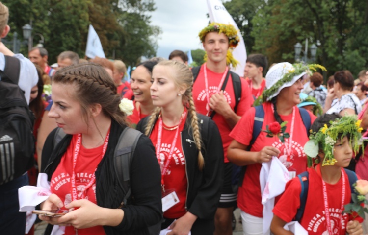 Powitanie 27. Pielgrzymki Cieszyńskiej na Jasnej Górze - 2018