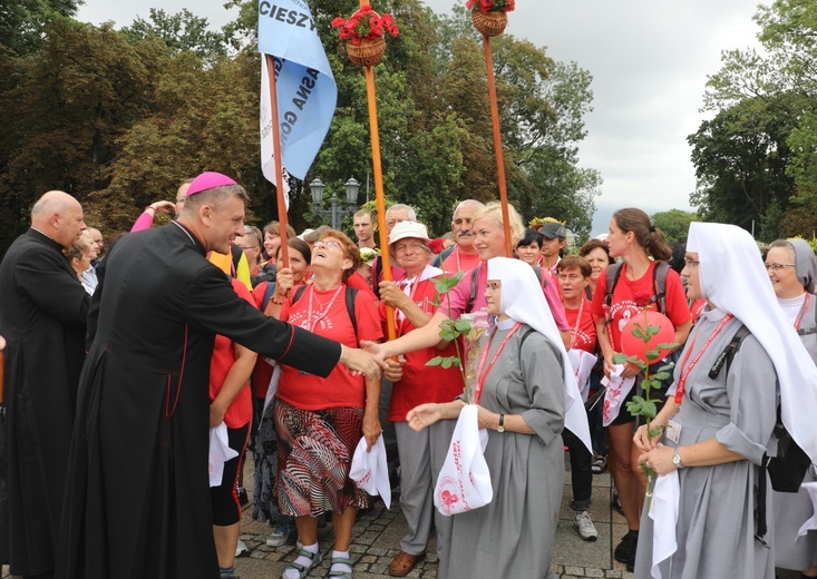 Powitanie 27. Pielgrzymki Cieszyńskiej na Jasnej Górze - 2018