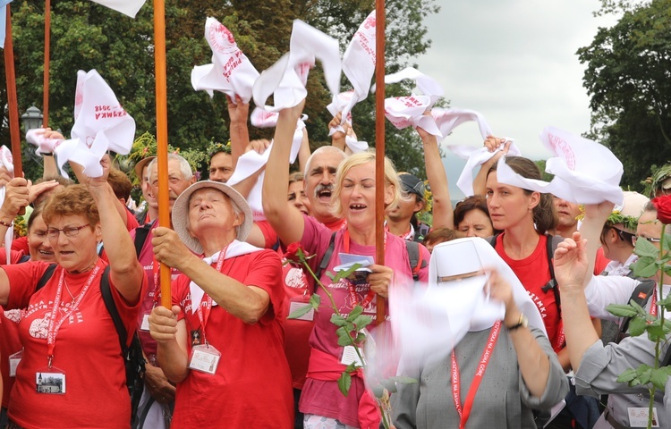 Powitanie 27. Pielgrzymki Cieszyńskiej na Jasnej Górze - 2018